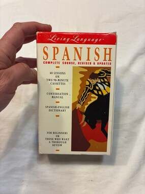 Living Language Spanish Complete Course Revised & Updated - 2 Cassettes, Manual,